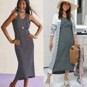CAbi Style 5610 Launch Striped Midi Dress